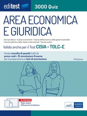cover image of EBOOK- 3000 quiz Area economica e giuridica